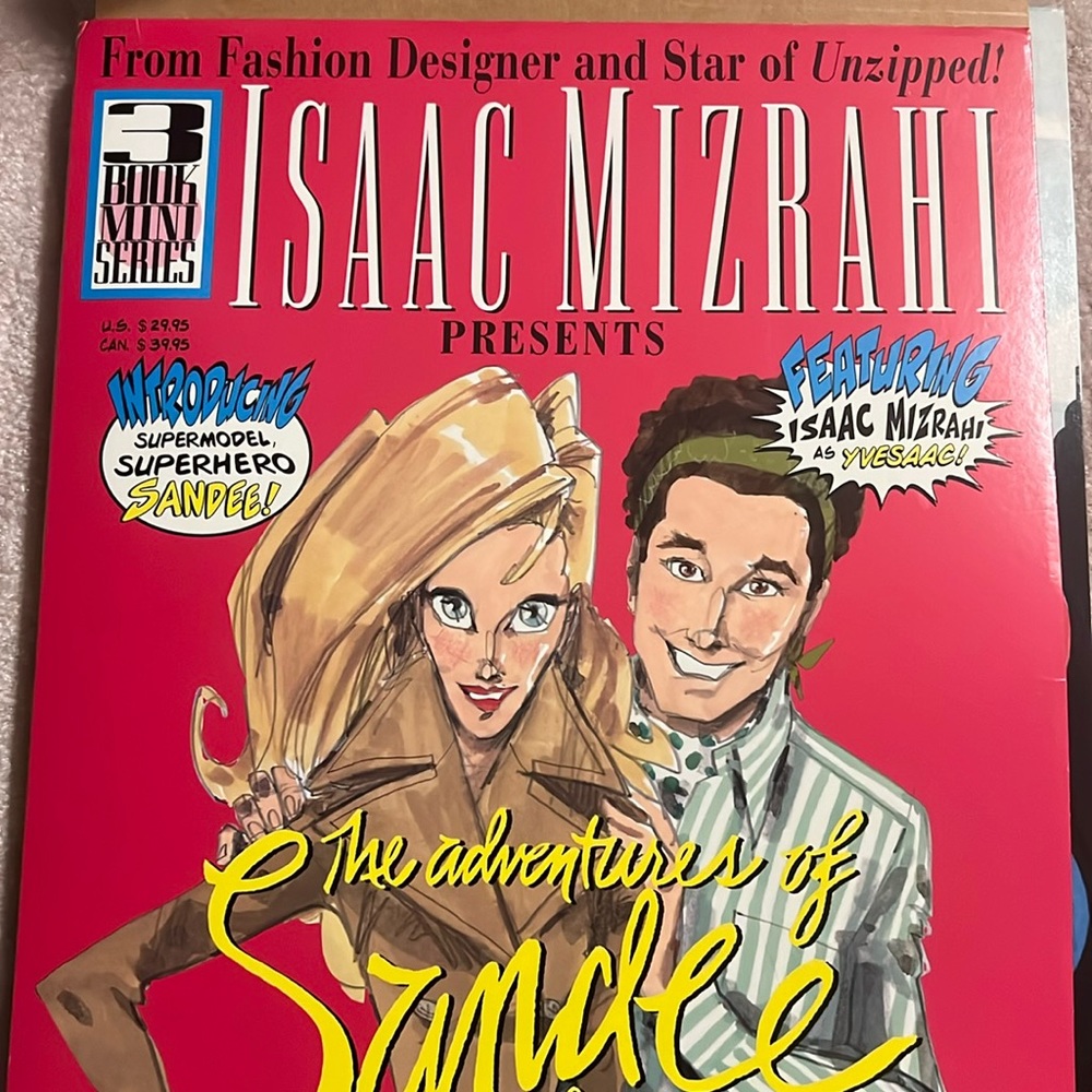 Isaac Mizrahi the Adventures of Sandee the Supermodel fashion collectors comic